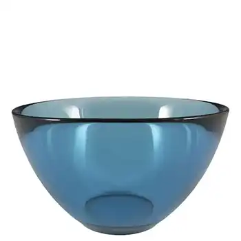 (image for) Orrefors Sven Palmqvist Blue Glass Fuga Bowl - Marked