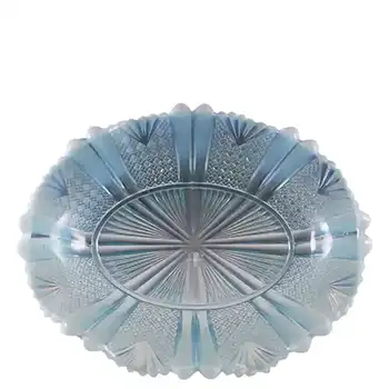(image for) Davidson 1900's Blue Pearline Glass 'Richelieu' Bowl