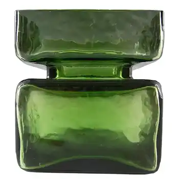 (image for) Riihimaki 'Pala' Riihimaen Helena Tynell Green Glass Vase