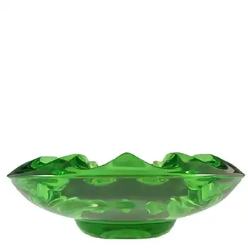 (image for) Sklo Union Rosice Green Glass Bowl - Adolf Matura #983
