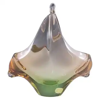 (image for) Skrdlovice #5976 Labelled Czech Glass Bowl by Emanuel Beránek