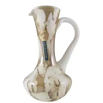 (image for) Stelvia Italian 'Fatto A Mano' Sandy Glass Vase/Jug