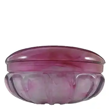 (image for) Walther & Söhne Art Deco Oralit Cloud Glass 'Ulm' Bowl