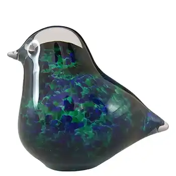 (image for) Wedgwood Speckled Blue & Green Glass Fledgling Bird RSW429