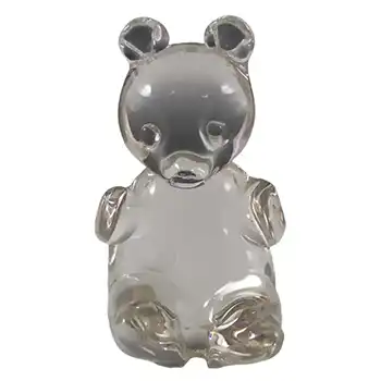 (image for) Wedgwood Clear Glass Teddy Bear Paperweight SG449