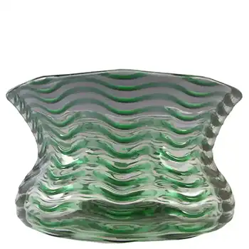 (image for) Stevens + Williams/Royal Brierley Glass Trailed Posy Vase