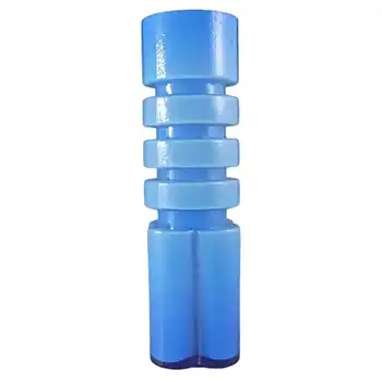 (image for) Alsterfors #S5054 Blue Cased Glass Vase Signed P. Ström '70