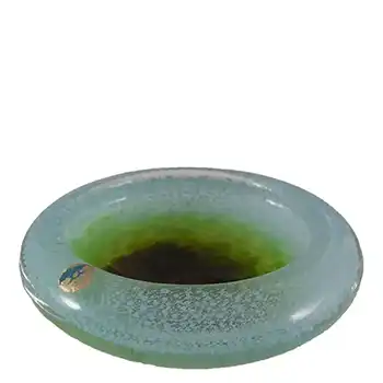(image for) Ekenas Blue + Green Glass Bowl by John-Orwar Lake - Label