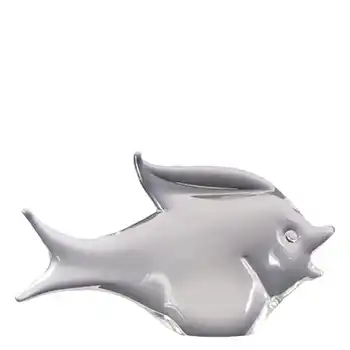 (image for) FM Konstglas / Ronneby / Marcolin Fumato Glass Fish - Signed