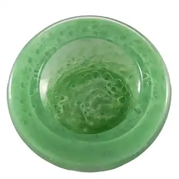 (image for) Stevens + Williams / Royal Brierley Clouded Green Glass Bowl