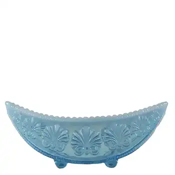 (image for) Davidson 1900s Blue Pearline Glass War of the Roses Bowl