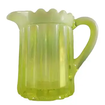 (image for) Davidson Primrose Pearline Glass 'Helen Louise' Creamer Jug