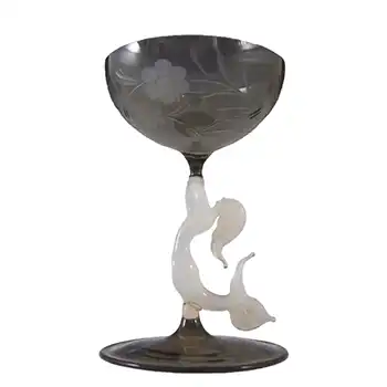 (image for) Vintage 1930s Nude Lady / Mermaid Spirit Glass