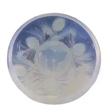 (image for) Jobling #5000 Art Deco Opaline/Opalescent Glass Fircone Bowl