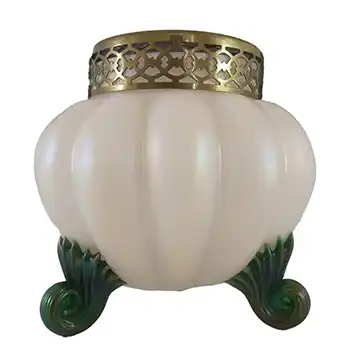 (image for) Kralik Art Nouveau 1900's Iridescent Mother-of-Pearl Glass Vase #1