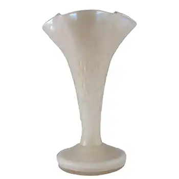 (image for) Kralik Art Nouveau 1900's Iridescent Mother-of-Pearl Glass Vase