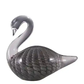 (image for) FM Konstglas/Marcolin Fumato Glass Bird/Swan - Signed