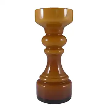 (image for) Japanese Amber Cased Hooped Glass Vase - Swedish Style