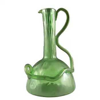 (image for) Loetz / Lötz Art Nouveau 1900's Glass Creta Rusticana Vase