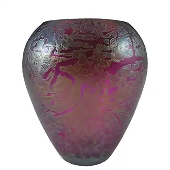 (image for) Royal Brierley Iridescent Glass 'Studio' Vase - Marked #2