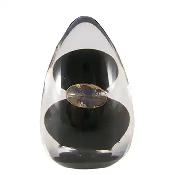 (image for) Wedgwood Amethyst Glass Domed Paperweight RSWII - Marked