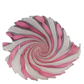 (image for) Murano Zanfirico & Copper Aventurine Glass Dish/Bowl #4