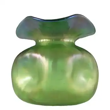 (image for) Loetz / Lötz Art Nouveau 1900's Glass Creta Glatt Vase