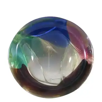 (image for) Archimede Seguso? Italian Murano Gold Leaf Glass Bowl
