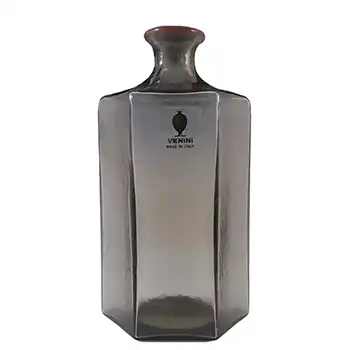 (image for) Venini Murano Smoky Glass 'Vasetti' Vase - Signed '80