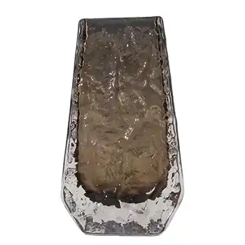 (image for) Whitefriars #9686 Baxter Cinnamon Glass Textured Coffin Vase