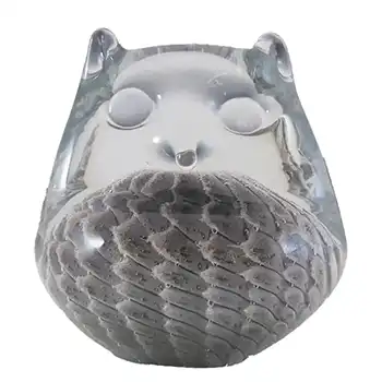 (image for) FM Konstglas/Marcolin Fumato Glass Owl - Signed