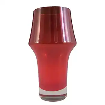 (image for) Riihimaki / Riihimaen Lasi Oy Finnish Red Glass Vase