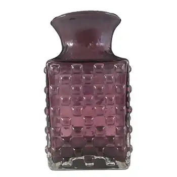 (image for) Whitefriars #9817 Baxter Amethyst Textured Glass Chess Vase