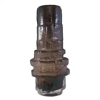 (image for) Whitefriars #9680 Baxter Cinnamon Textured Glass Hooped Vase