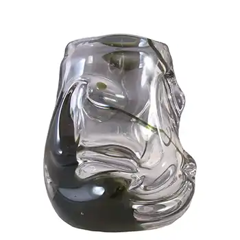 (image for) Whitefriars #9608 Wilson/Dyer Streaky Glass Knobbly Vase
