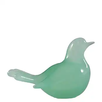 (image for) Archimede Seguso Alabastro Green Glass Bird Figurine - Labelled