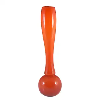 (image for) Empoli Vintage Italian Orange/Red Retro Cased Glass Vase
