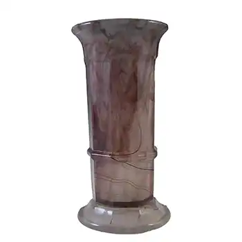 (image for) Davidson #279 Art Deco 6" Purple Cloud Glass Vase