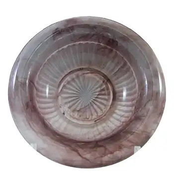 (image for) Davidson #1910SD Vintage Art Deco Purple Cloud Glass Bowl