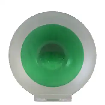 (image for) Green & Frosted Cased Glass Geode Bowl/Candle Votive