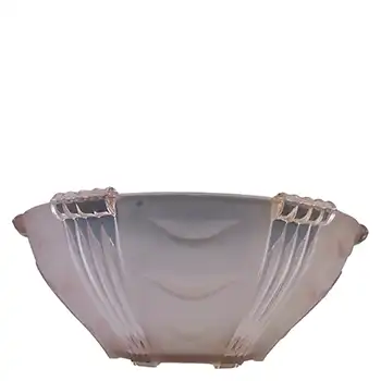 (image for) Stölzle #19677 Czech Art Deco 1930's Pink Glass Bowl