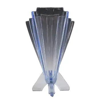 (image for) Stölzle #19249 Czech Art Deco 1930's Blue Glass Vase