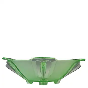 (image for) Stölzle #19280 Czech Art Deco Uranium Green Glass Bowl