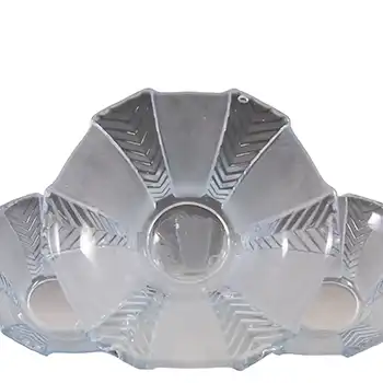 (image for) Walther & Söhne Set of 4 Art Deco Blue Glass 'Athene' Bowls