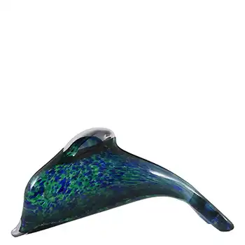 (image for) MARKED Wedgwood Speckled Glass Dolphin SG417