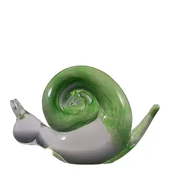(image for) MARKED Wedgwood Speckled Green Glass Snail RSW68