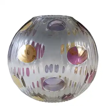 (image for) Borske Sklo Czech Glass 'Nemo' Globe Vase by Max Kannegiesser