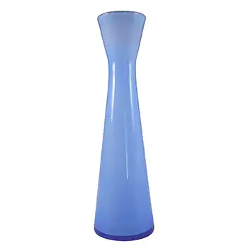 (image for) Empoli Retro Italian Blue Vintage Cased Glass Vase
