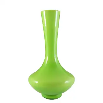(image for) Empoli Italian Scandinavian Style Green Cased Glass Vase
