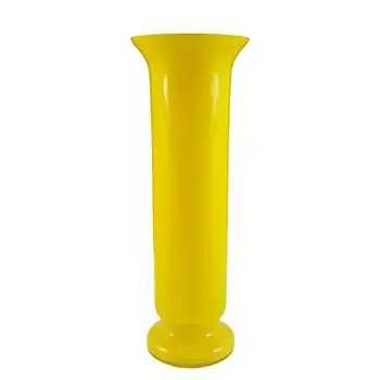 (image for) Empoli Italian Scandinavian Style Yellow Cased Glass Vase